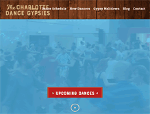 Tablet Screenshot of charlottedancegypsies.org
